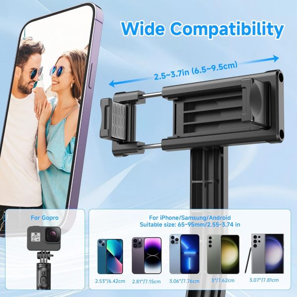 SelfieShow Selfie Stick, Extendable Selfie Stick Tripod with Wireless - Image 4