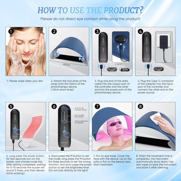 Multifunction Red Light Therapy for Face and Body, 850nm Near-Infrared - Image 7
