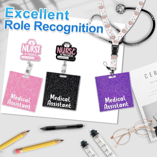 Plifal 5 PCS Medical Assistant Badge Buddy Card Holder - Nurse Nursing - Image 4