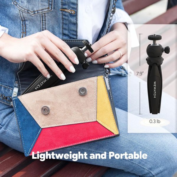 WEWATCH PS102 Mini Projector Tripod Stand for Projector with 360° Ball - Image 4