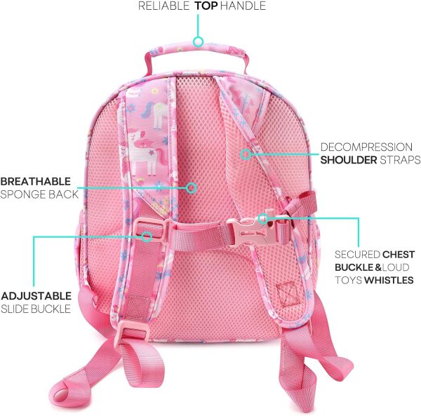 mibasies Girls Backpack for Elementary School, Backpack for Girls 5-8, - Image 4