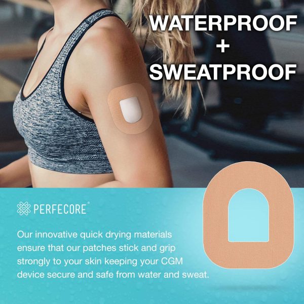 Adhesive Bandage Patch Compatible w/Omnipod (30-Pack Set) – Waterproof, - Image 2