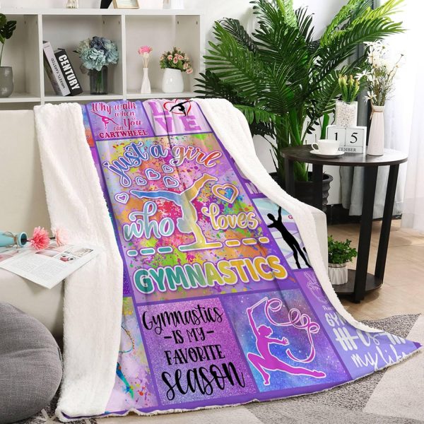 Gymnastics Gifts for Girls, Girls Gymnastics Blanket Gifts, Gifts for - Image 4