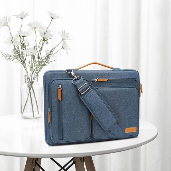 MOSISO 360 Protective Laptop Shoulder Bag,14 inch Computer Bag Compatible - Image 7