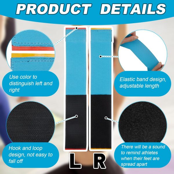 Shappy 2 Pairs Gymnastics Sticky Toes Gymnastics Tumbling Trainer Aid - Image 5