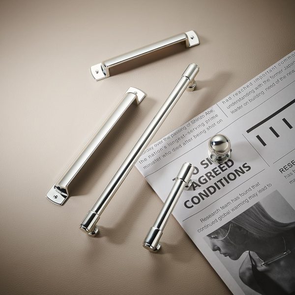 khtumeware 10 Pack 6 Inch(152mm) Polished Nickel Cabinet Pulls Kitchen - Image 5