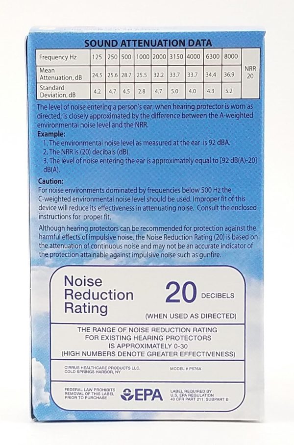 Original Adult EarPlanes by Cirrus Healthcare Earplugs Airplane Travel Ear - Image 2