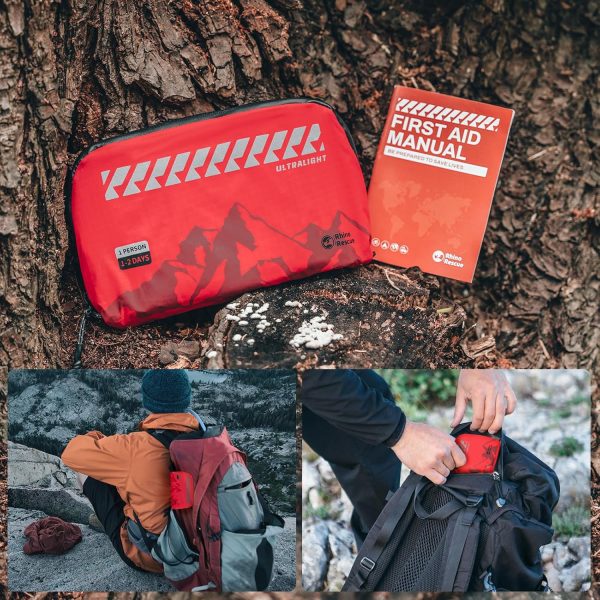 RHINO RESCUE Mini First Aid Kit Ultralight Waterproof Medical Kit for - Image 5