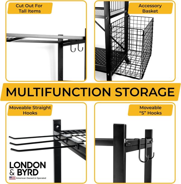 London & Byrd - Assemble in Minutes - Home Gym Storage Rack. Steel - Image 6