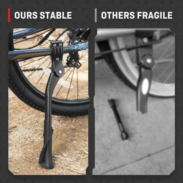 HENMI Bike Kickstand for Adult Bikes, Adjustable Bicycle Kickstand for Most - Image 6
