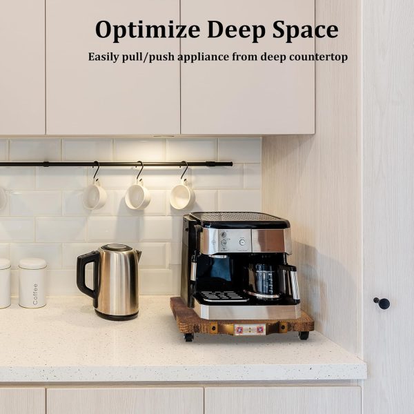 Appliance Sliders, 2 Sets Sliding Trays for Coffee Maker, Appliance Sliders - Image 6
