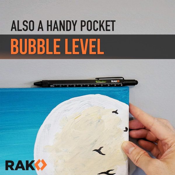 RAK Multitool Pen 2-Pack - Multi-Tool Pens with LED Light, Flathead & - Image 9