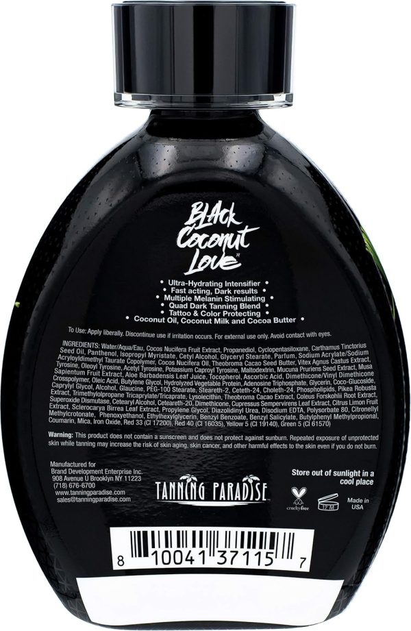 Tanning Paradise Black Coconut Love Tanning Lotion | Coconut Oil | - Image 2
