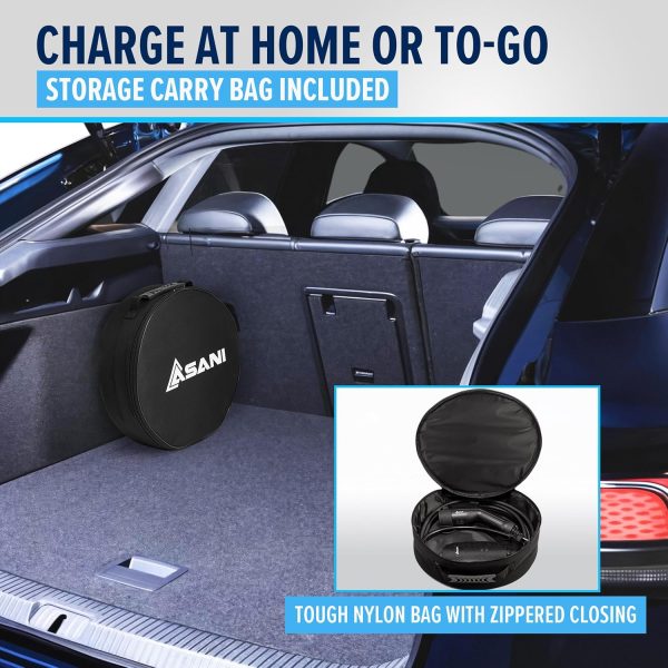 Asani Level 1 & 2 EV Charger - 110-240V at 16 Amps - Portable Electric - Image 6