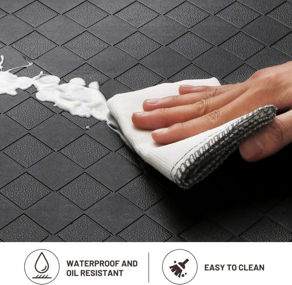 HappyTrends Floor Mat Cushioned Anti-Fatigue ,17.3"x28",Thick Waterproof - Image 5