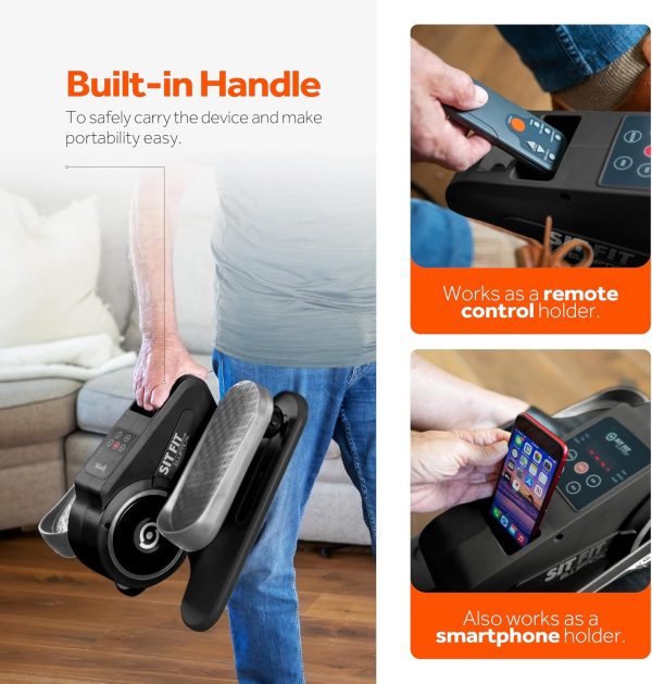 SITFIT, Sit Down and Cycle! Powered Foot Pedal Exerciser for Seniors, Under - Image 9