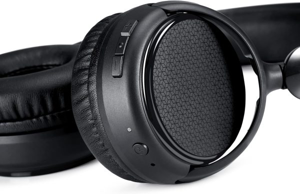 Amazon Basics Bluetooth Headphones with Microphone, Wireless, On Ear, 35 - Image 4