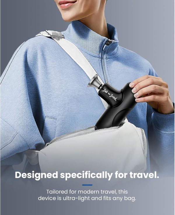 BOB AND BRAD Q2 Max Mini Massage Gun with Metal Head, Pocket-Sized Deep - Image 4