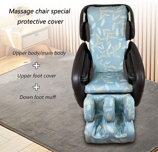 Full Body Shiatsu Massage Chair Cover, Zero Gravity Chair Cover Removable - Image 5