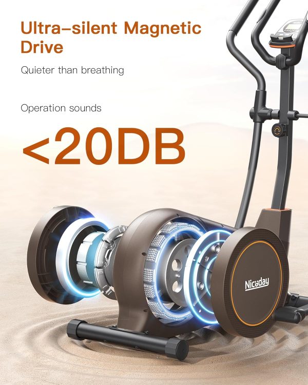Niceday Elliptical Machine, Elliptical Exercise Machine for Home with - Image 3