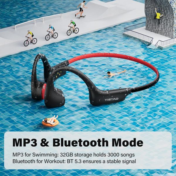 Bone Conduction Headphones, Open Ear Headphones Wireless Earphones, 32GB - Image 5