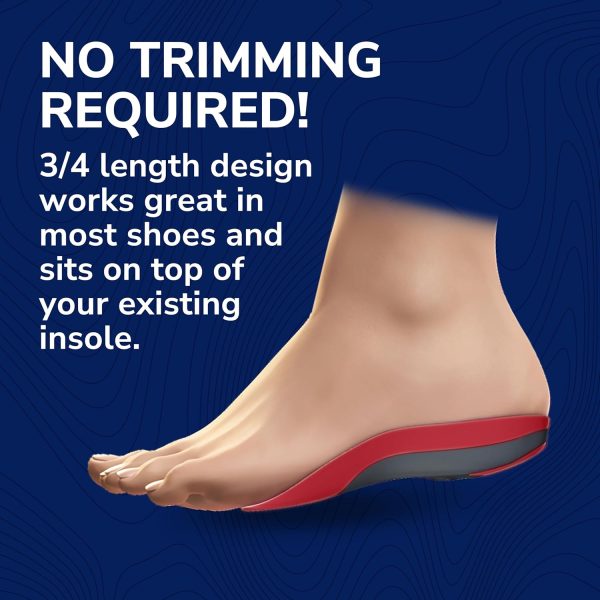 Dr. Scholl’s Custom Fit Orthotics 3/4 Length Inserts CF 440, 5-in-1 All-Day - Image 6