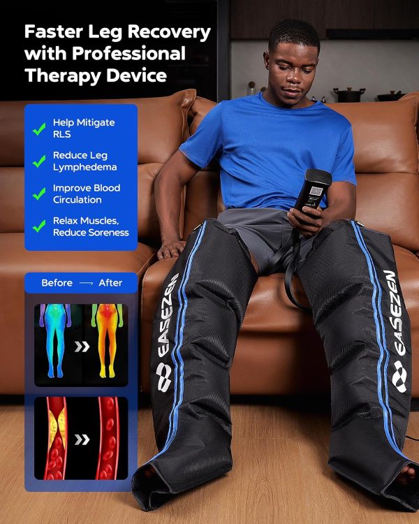 Leg Massager for Circulation and Pain Relief, Air Compression Therapy - Image 3