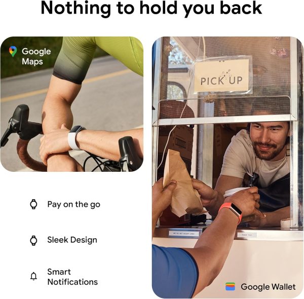Fitbit Charge 6 Fitness Tracker with Google apps, Heart Rate on Exercise - Image 6