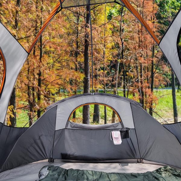 Amazon Basics Dome Camping Tent, 4 Person/8 Person - Image 6