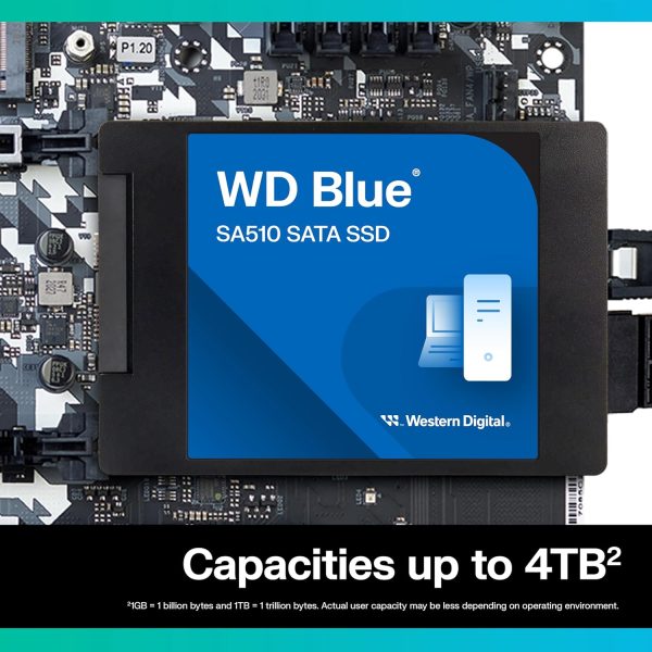 Western Digital 2TB WD Blue SA510 SATA Internal Solid State Drive SSD - - Image 3
