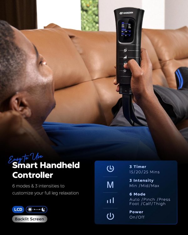 Leg Massager for Circulation and Pain Relief, Air Compression Therapy - Image 6