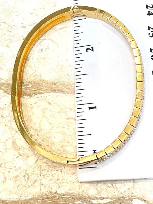 Designer Pure Gold Vermeil HANDMADE Greek Key Bracelet Infinity Greek - Image 5