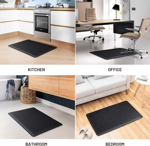 HappyTrends Floor Mat Cushioned Anti-Fatigue ,17.3"x28",Thick Waterproof - Image 7