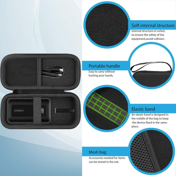 khanka Hard Travel Case Replacement for Anker Zolo Power Bank, 10,000mAh - Image 5