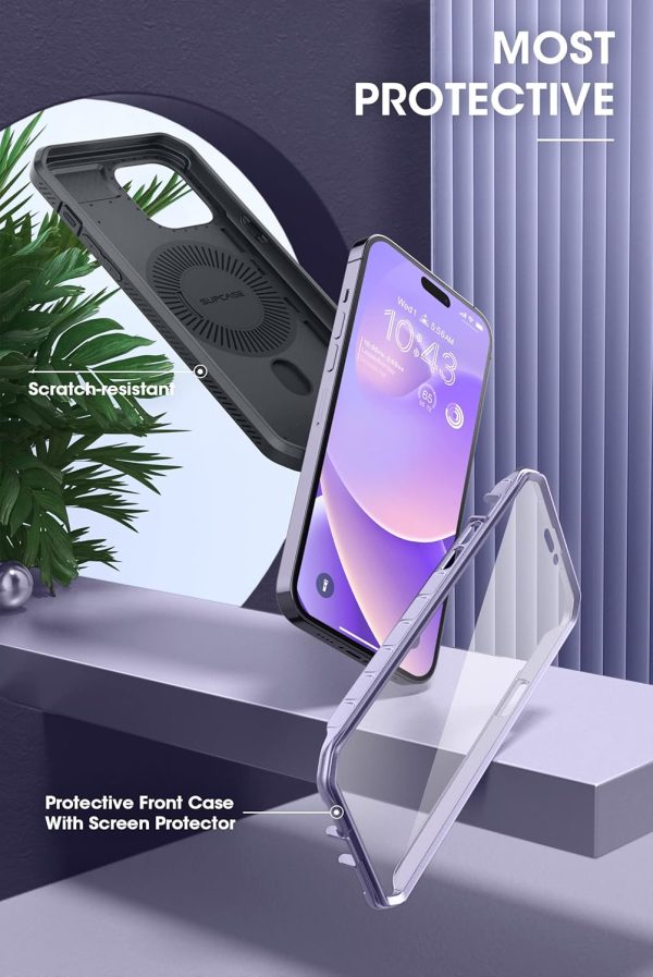 SUPCASE for iPhone 14 Pro Max Case with Stand (Unicorn Beetle Pro Mag), - Image 5