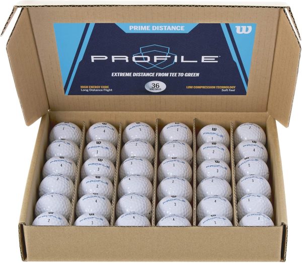 WILSON Profile Distance Golf Ball 36 pack - Image 5
