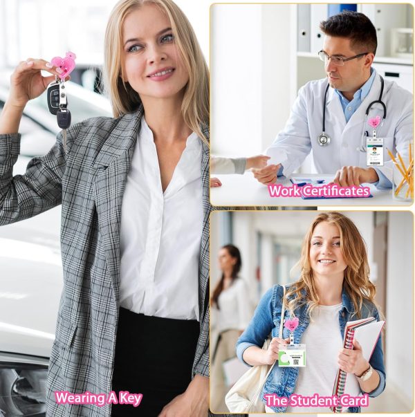 Badge Reel Holder Retractable with ID Clip for Nurse Nursing Name Tag Card - Image 4
