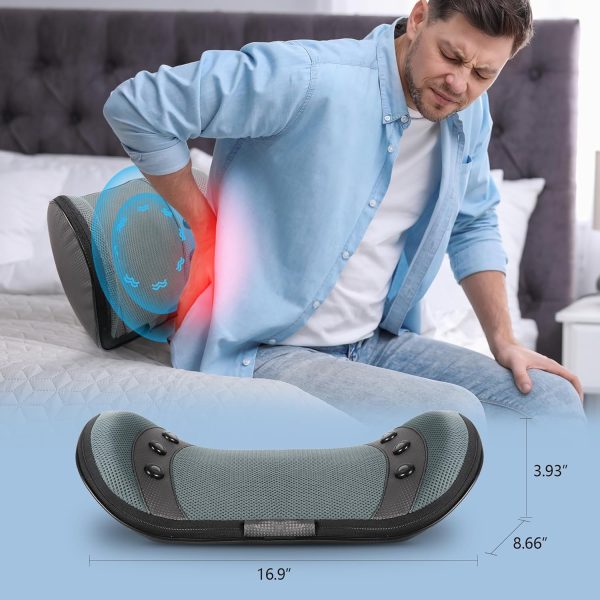 Heated Lumbar Back Traction Device with Back Traction Support and Waist - Image 7