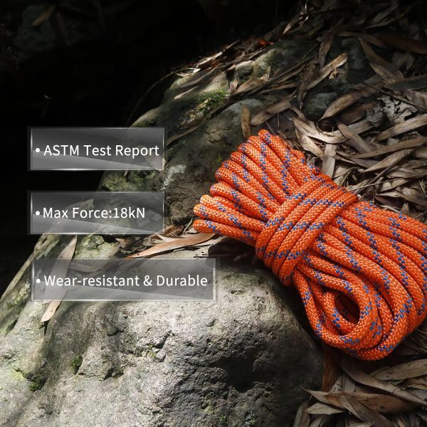 NewDoar Static Climbing Rope 10mm Accessory Cord Rope,for Arborist Tree, - Image 4