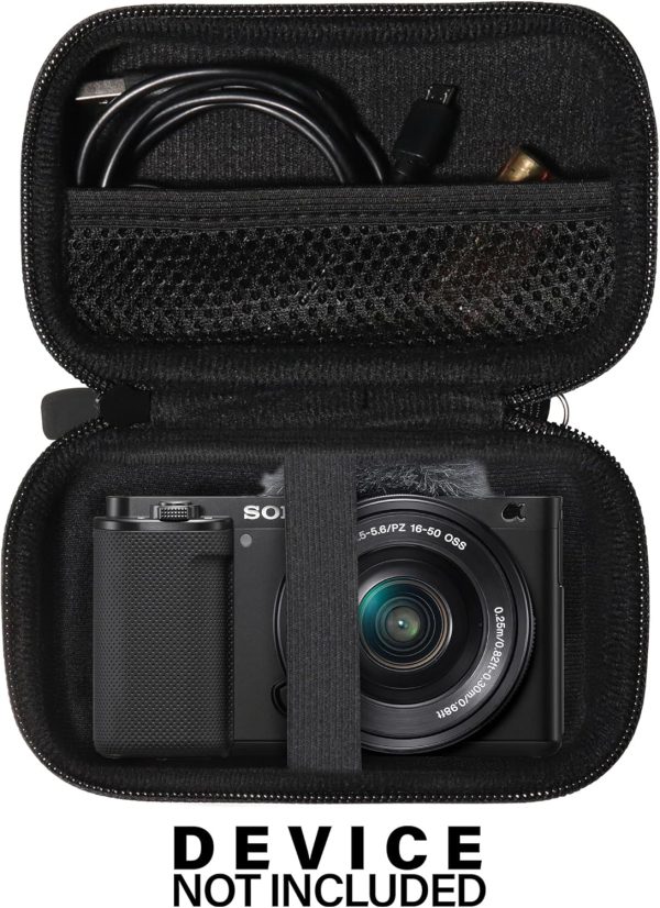 CaseSack Camera Case for Sony Alpha ZV-E10 (Black) - Image 3