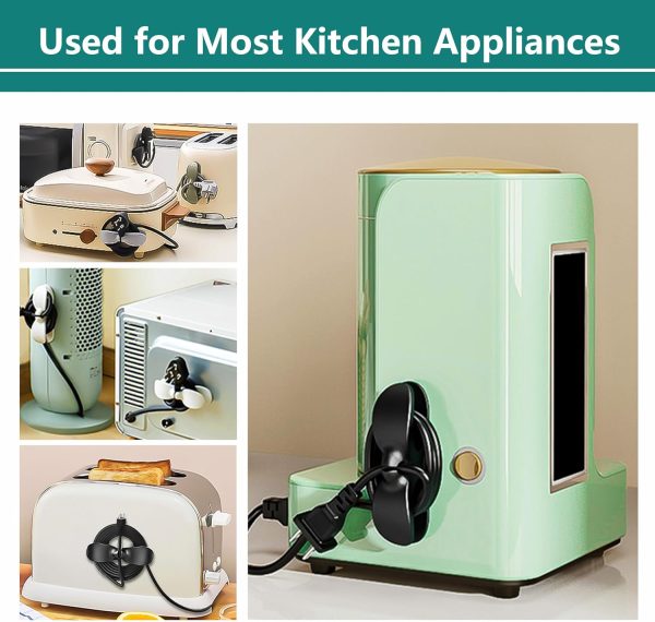 6 pcs Cord Organizer for Kitchen Appliances,Appliance Cord Wrappers,Cord - Image 2