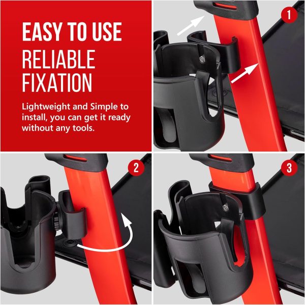 Clip-on Cup and Phone Holder, Compatible Exclusively with Drive Medical - Image 6