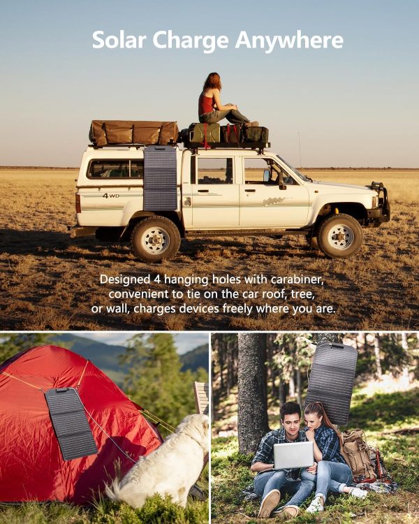 MARBERO Solar Panel 30W Foldable Portable Solar Charger, IP65 Solar Panels - Image 6