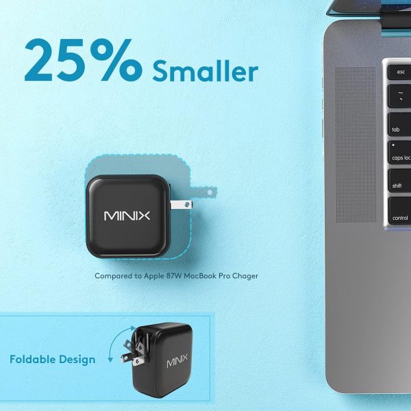 MINIX NEO P3 100W Turbo 4-Ports GaN Wall Charger, 3 x USB-C Port Fast - Image 7