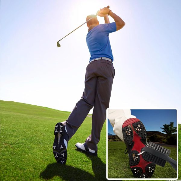 Golf Club Cleaner Kit, Magnetic Hanging Golf Club Brush and 2 Golf Club - Image 6