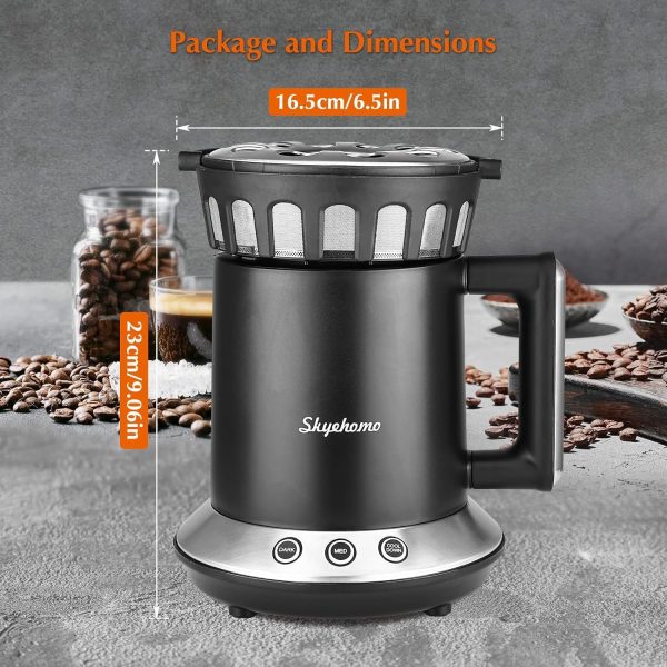 HOMOKUS Coffee Roaster Machine for Home Use - Two Baking Modes (Med and - Image 6