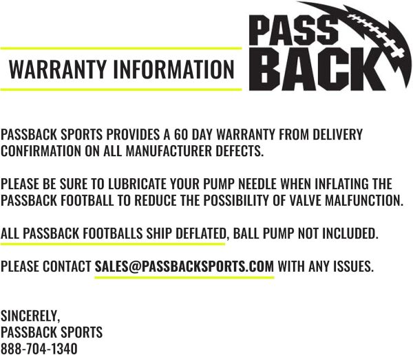Passback Official Composite Football, Ages 14+, High School Training - Image 8