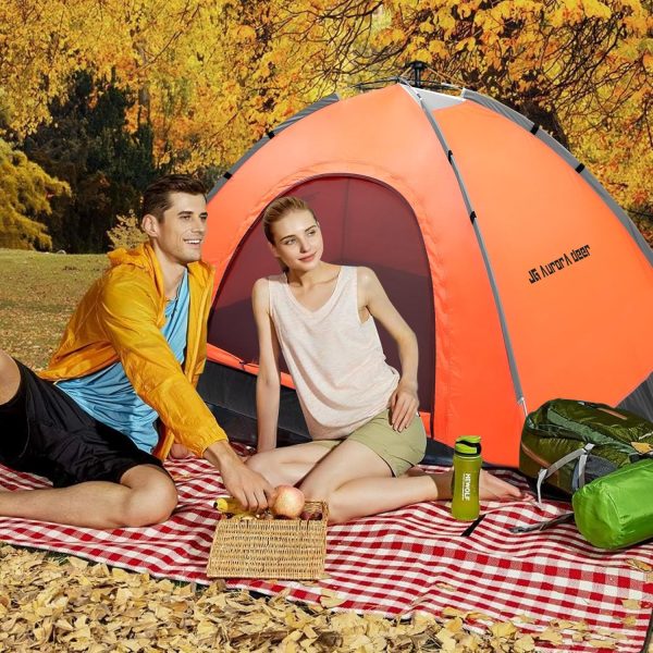 2 Person Camping Tent 4 Person Tents for Camping Windproof Tents for - Image 5
