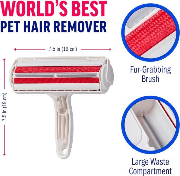 Chom Chom Roller Pet Hair Remover and Reusable Lint Roller - ChomChom Cat - Image 8