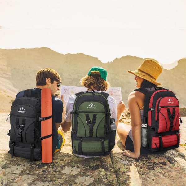 Hiking Backpack, 30L/40L/50L Expandable Hiking Backpack for Men and Women, - Image 7